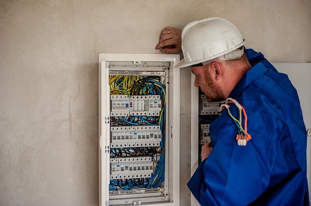 electrian at work...
