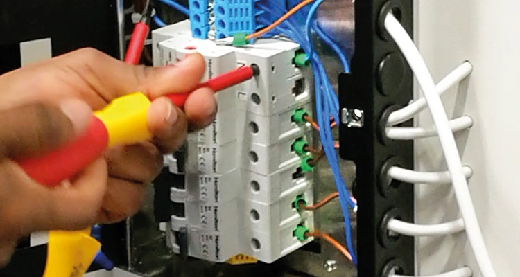 electrician at work